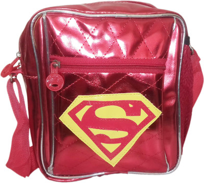 

KIDOZ KINGDOM Boys & Girls Casual Red Leatherette Sling Bag