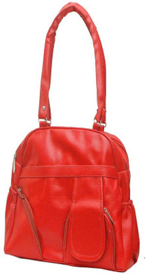 

Close2 Deal Women Casual Red Leatherette Sling Bag