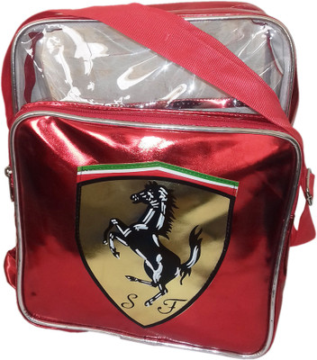 

KIDOZ KINGDOM Boys & Girls Casual Red Leatherette Sling Bag