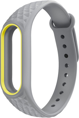 

Everycom Hex Design Replacement TPU Strap Smart Band Strap(Grey, Yellow)