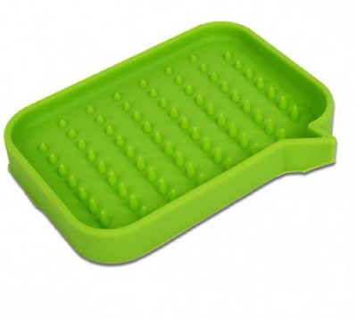 

Vastra Silicon Soap Dish Tray(Green)