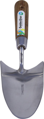 

Divine Tree Garden Hand Trowel Gardening Tool Shovel With Wooden Handle & Full Size Stainless Steel Digging Blade 30 cm Garden Trowel
