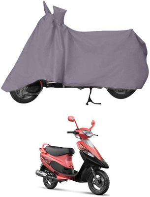 Mobik Two Wheeler Cover for TVS(Scooty Pep+, Grey)