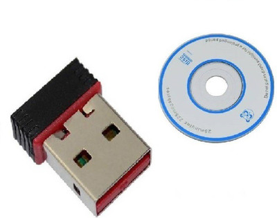 

Teratech 2.4Ghz Wireless Wifi Dongle 2.0 Network NANO Wifi Dongles USB Adapter(Black)