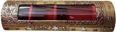 

Krishnosys Fabric Gold Plating Antique Single Bangle Box Gold Plating Single Bangle Box Vanity Box(Golden)