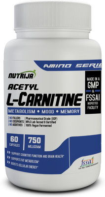 

NutriJa Acetyl L-Carnitine 750mg - 60 Veg Capsules(60 No)