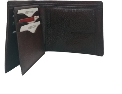 

HONCHO Men Brown Genuine Leather Wallet(7 Card Slots)
