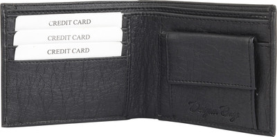 

Designer Bugs Men Black Artificial Leather Wallet(6 Card Slots)