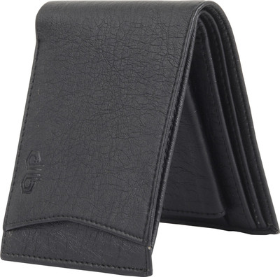 

Designer Bugs Men Black Artificial Leather Wallet(6 Card Slots)