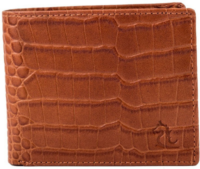 

Kara Men Brown Genuine Leather Wallet(6 Card Slots)