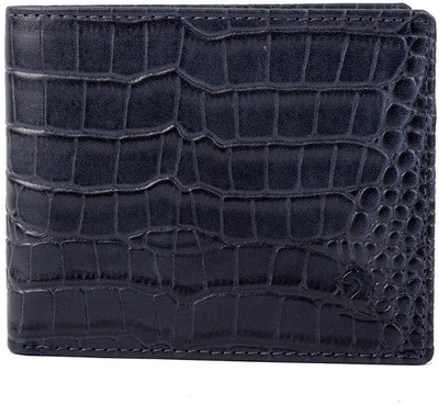 

Kara Men Blue Genuine Leather Wallet(6 Card Slots)