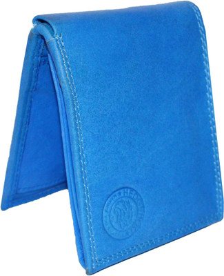 

Hedgehog Men Blue Genuine Leather Wallet(12 Card Slots), Smart blue.