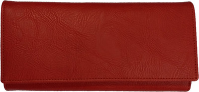 

Mahajans Fashions Women Casual Red Artificial Leather Wallet(5 Card Slots)