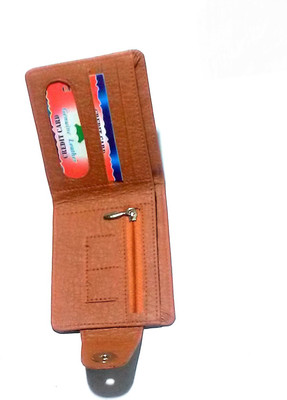 

MK Boys Brown Genuine Leather Wallet(3 Card Slots)