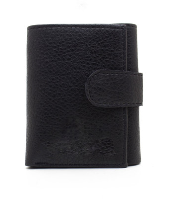 

NIetz Men Black Genuine Leather Wallet(5 Card Slots)