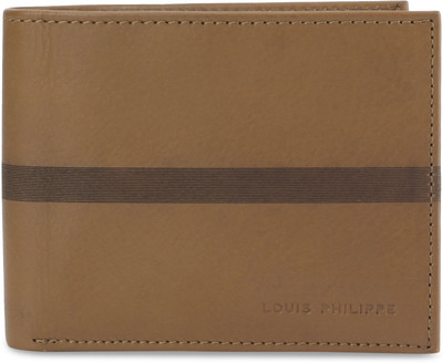 

Louis Philippe Men Casual Brown Genuine Leather Wallet(4 Card Slots), Tan