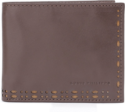 

Louis Philippe Men Brown Genuine Leather Wallet(4 Card Slots)