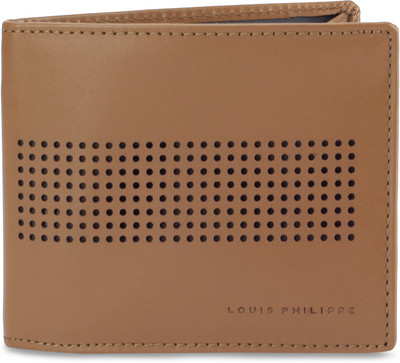 

Louis Philippe Men Brown Genuine Leather Wallet(6 Card Slots), Tan