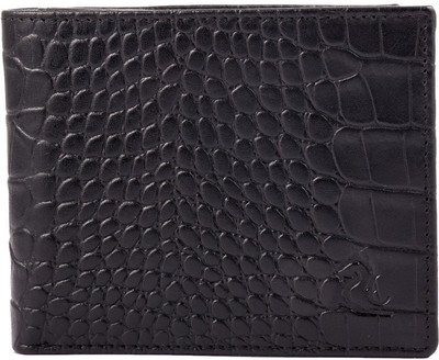 

Kara Men Black Genuine Leather Wallet(6 Card Slots)