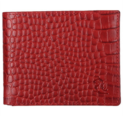 

Kara Men Red Genuine Leather Wallet(6 Card Slots)