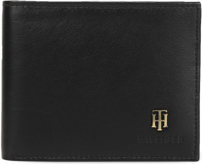 

Tommy Hilfiger Men Formal Black Genuine Leather Wallet(4 Card Slots)