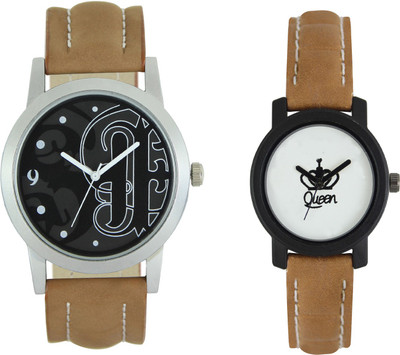 

Shocknshop LR14_209 Designer Analog Chain Strap Couple Watch - For Men & Women