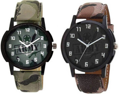 

KNACK KN04ARMY Exclusive Green and Brown army attractive watch for Boys and Girls Watch - For Boys