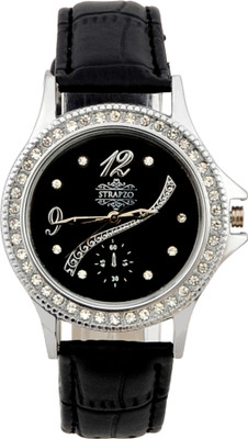 

Strapzo strp-03GRL Black color Dial Watch - For Women