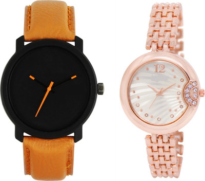 

Shocknshop LR20_228 Designer Analog Chain Strap Couple Watch - For Men & Women