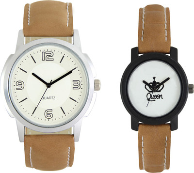 

Shocknshop LR16_209 Designer Analog Chain Strap Couple Watch - For Men & Women