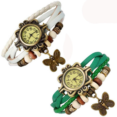 

Vitoria VTR_Grn-Wht-Btrfly_W-Wtch_2cmbo Watch - For Women