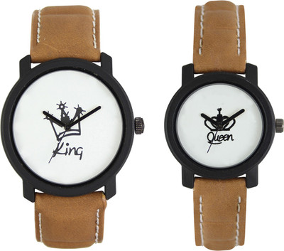 

Shocknshop LR18_209 Designer Analog Chain Strap Couple Watch - For Men & Women