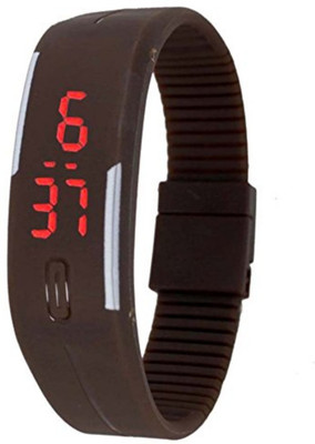 

Swan LED Digital Brown Strap Watch For Kids Watch - For Boys & Girls