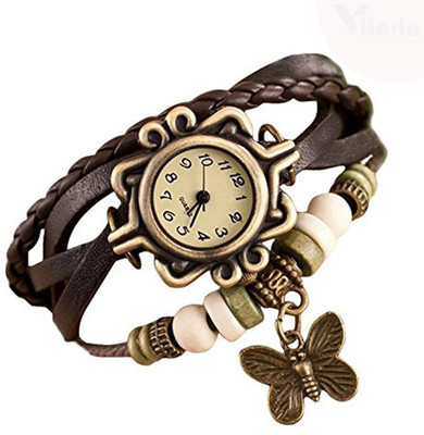 Vitoria VTR_Brwn-Btrfly_W-Wtch Watch - For Women