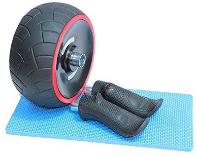 

Shrih Fitness Body Building Equipment Abdominal Wheel Roller Ab Exerciser(Red, Black), Black;red