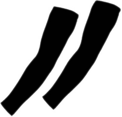 PinKit Nylon Arm Sleeve For Men & Women(S, Black)