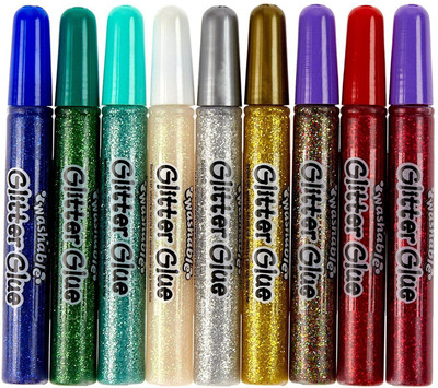 

Crayola 9 CT WASHABLE GLITTER GLUE-