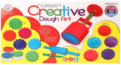 

Ratnas CREATIVE DOUGH ART FOR KIDS STAMP IT