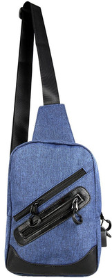 

AllExtreme Ultra Light Mini Chest Shoulder Backpack Waterproof Sack Satchel Outdoor Crossbody Daypack with USB Charging Port for School Travel Hiking Outdoor Trekking Cycling Camping Skiing Mountaineering 1 L Backpack(Blue)