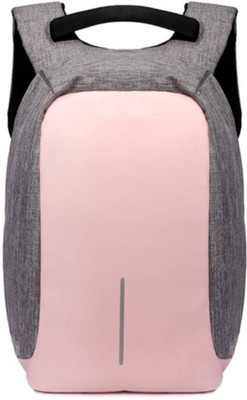 HELE ANTI THEFT BACKPACK HB900 25 L Laptop Backpack(Pink, Grey)