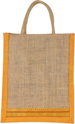 

DAREDEVIL JUTE BAG Jute Bag Lunch Bag(Orange, 12 L)