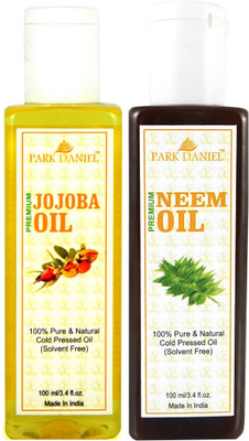 

Park Daniel Premium Neem oil and Jojoba oil combo of 2 bottles of 100 ml (200ml) Hair Oil(200 ml)