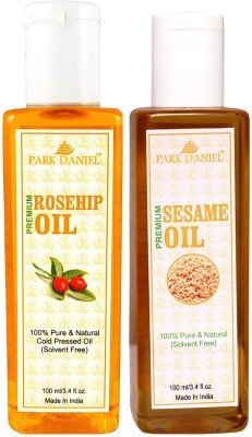 

Park Daniel Premium Rosehip oil and Sesame oil combo of 2 bottles of 100 ml (200ml) Hair Oil(200 ml)