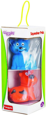 

Giggles ANIMAL SQUEAKERS 4S-2016 Bath Toy(Multicolor)