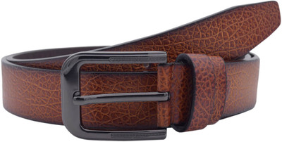 

Baluchi Men Formal Brown Artificial Leather Belt, Tan