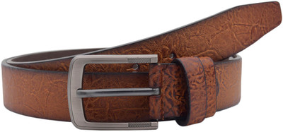 

Baluchi Men Formal Tan Artificial Leather Belt