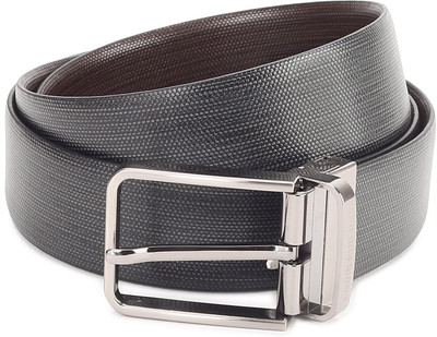 

Louis Philippe Men Formal Black, Brown Genuine Leather Belt