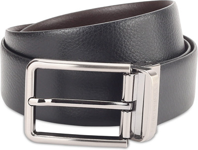 

Louis Philippe Men Formal Black, Brown Genuine Leather Belt