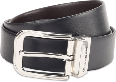 

Louis Philippe Men Formal Black, Brown Genuine Leather Belt