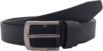 

Baluchi Men Formal Black Artificial Leather Belt, Balck